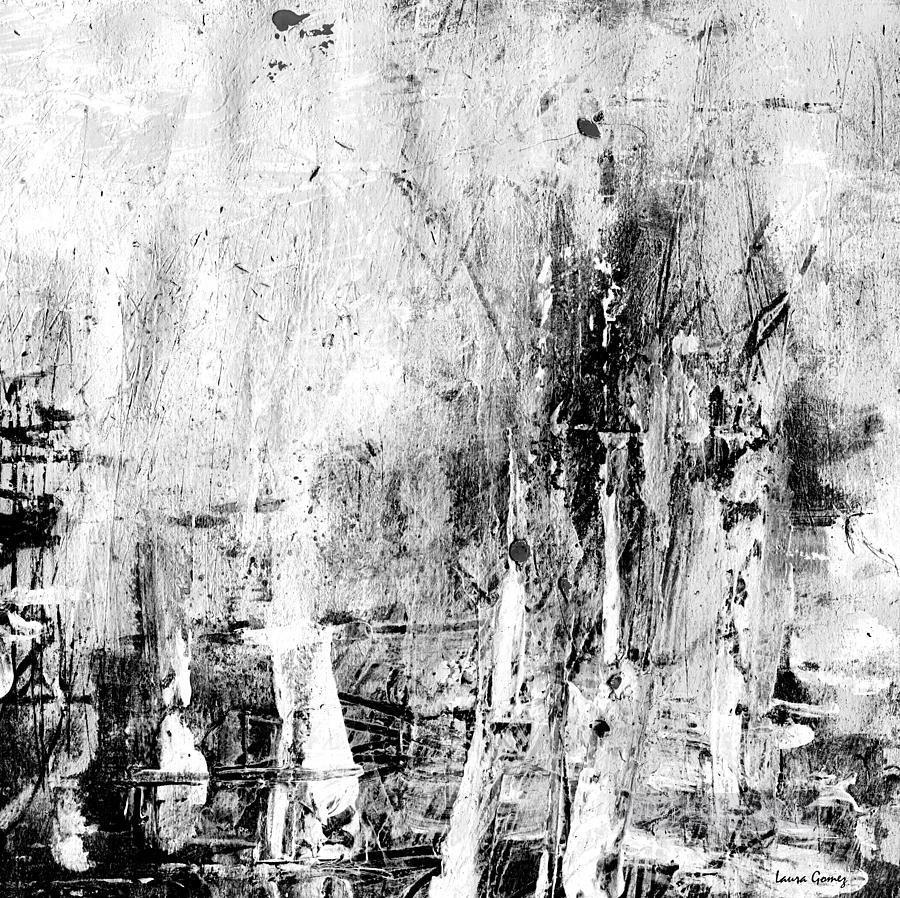 resumen en blanco y negro 3 Pintura al óleo